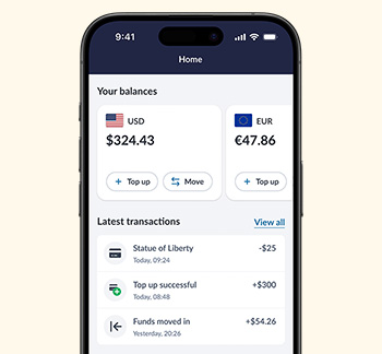 Download the Travelex Money App