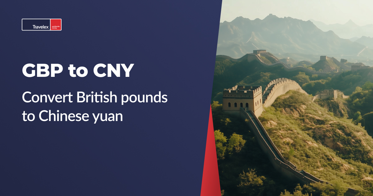 Convert British Pounds to Chinese Yuan Renminbi | GBP to CNY